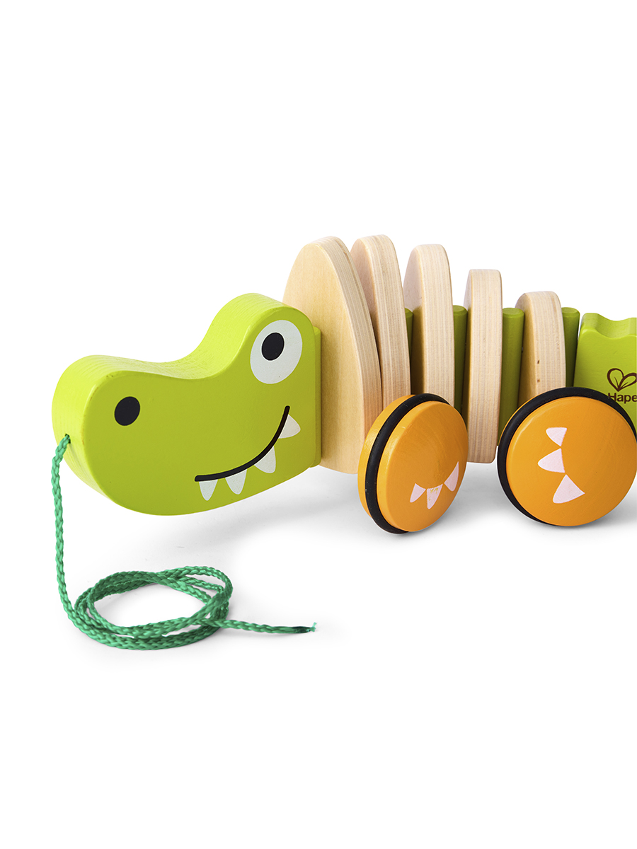 Игрушка Hape каталка Крокодил - фото 12
