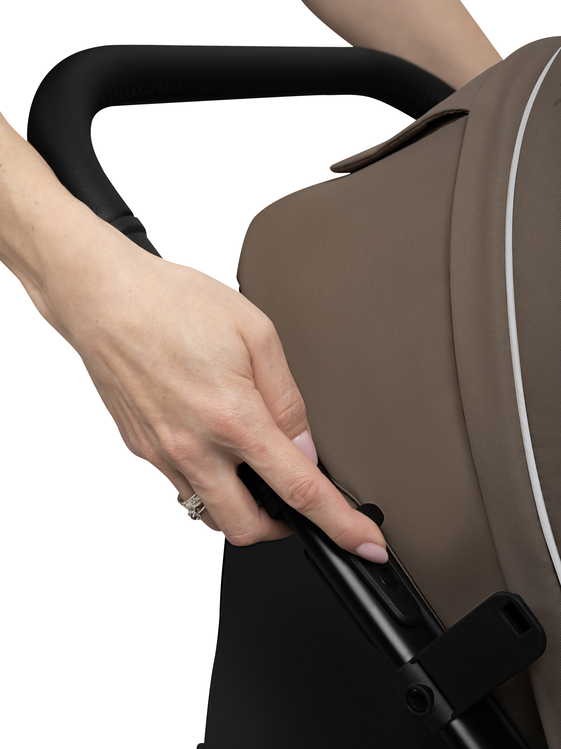 Коляска прогулочная JOVOLA SELENA 2026 темно-беж.-серый - фото 38