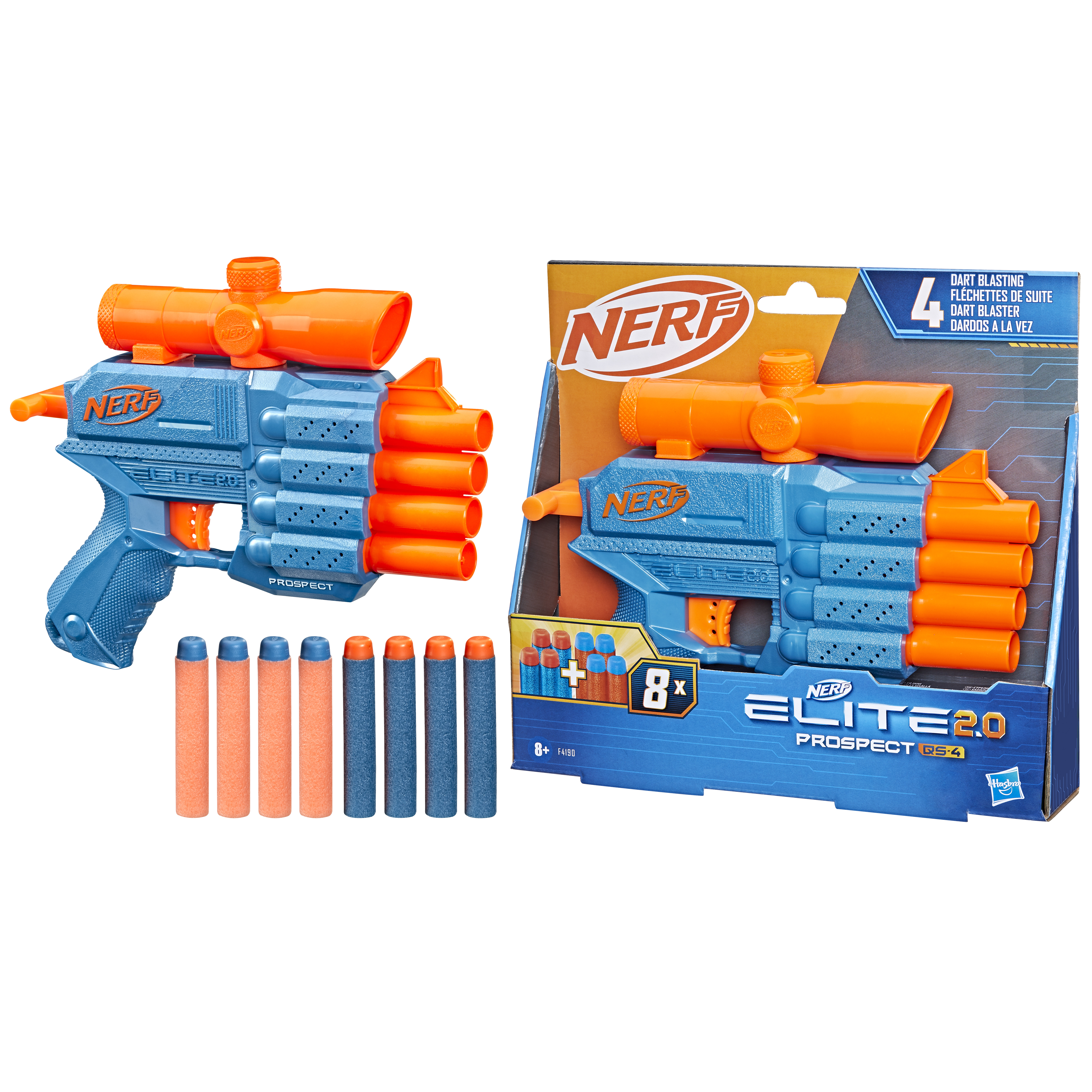 Бластер Nerf Нерф Элит 2.0 Проспект QS-4 - фото 8