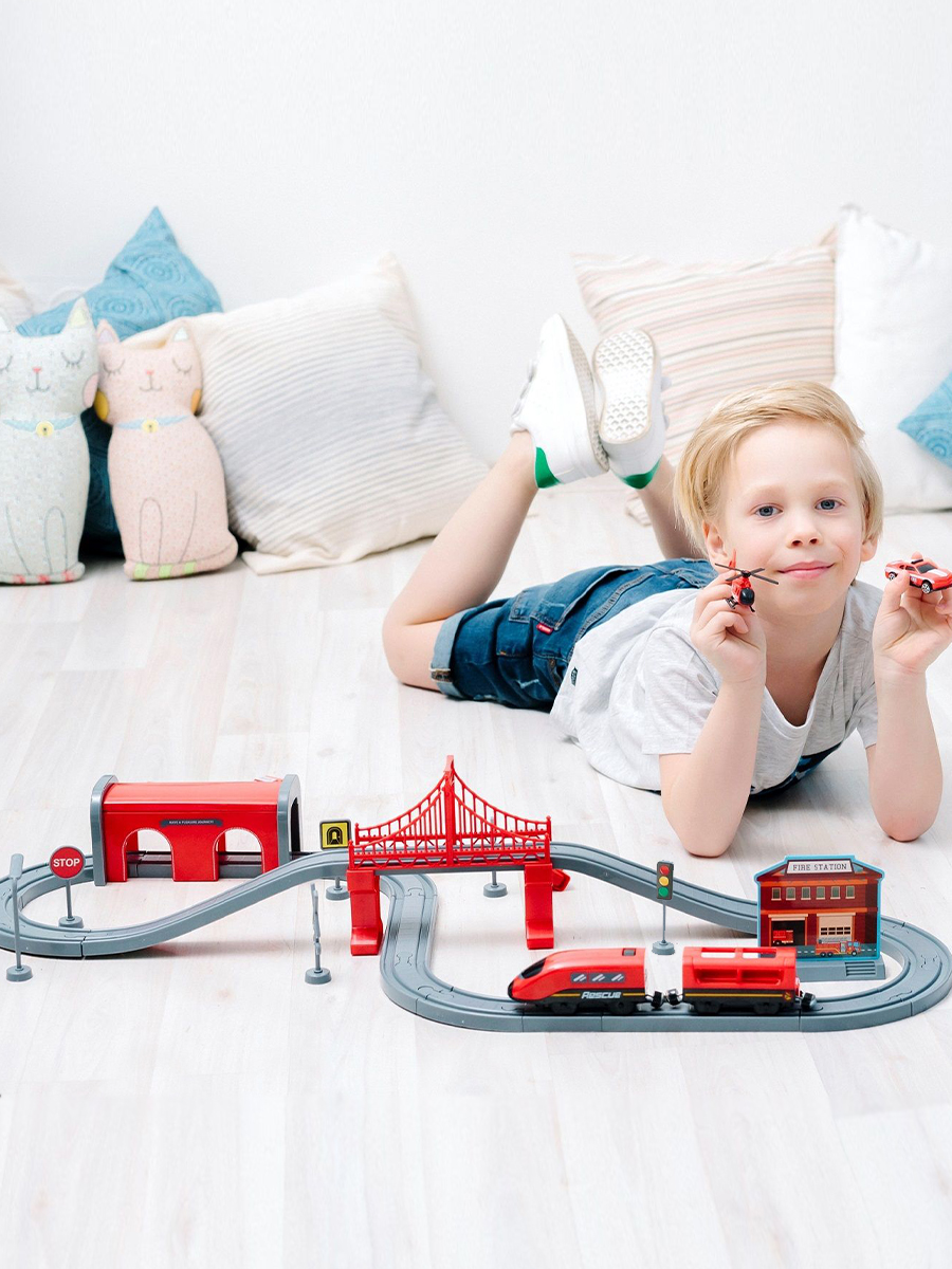 Набор железнодорожный Givito G201-007 - фото 1