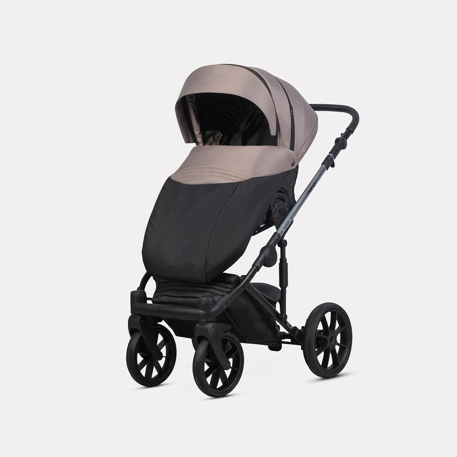 Коляска 2в1 Riko Nano Thermo бежевый - фото 4