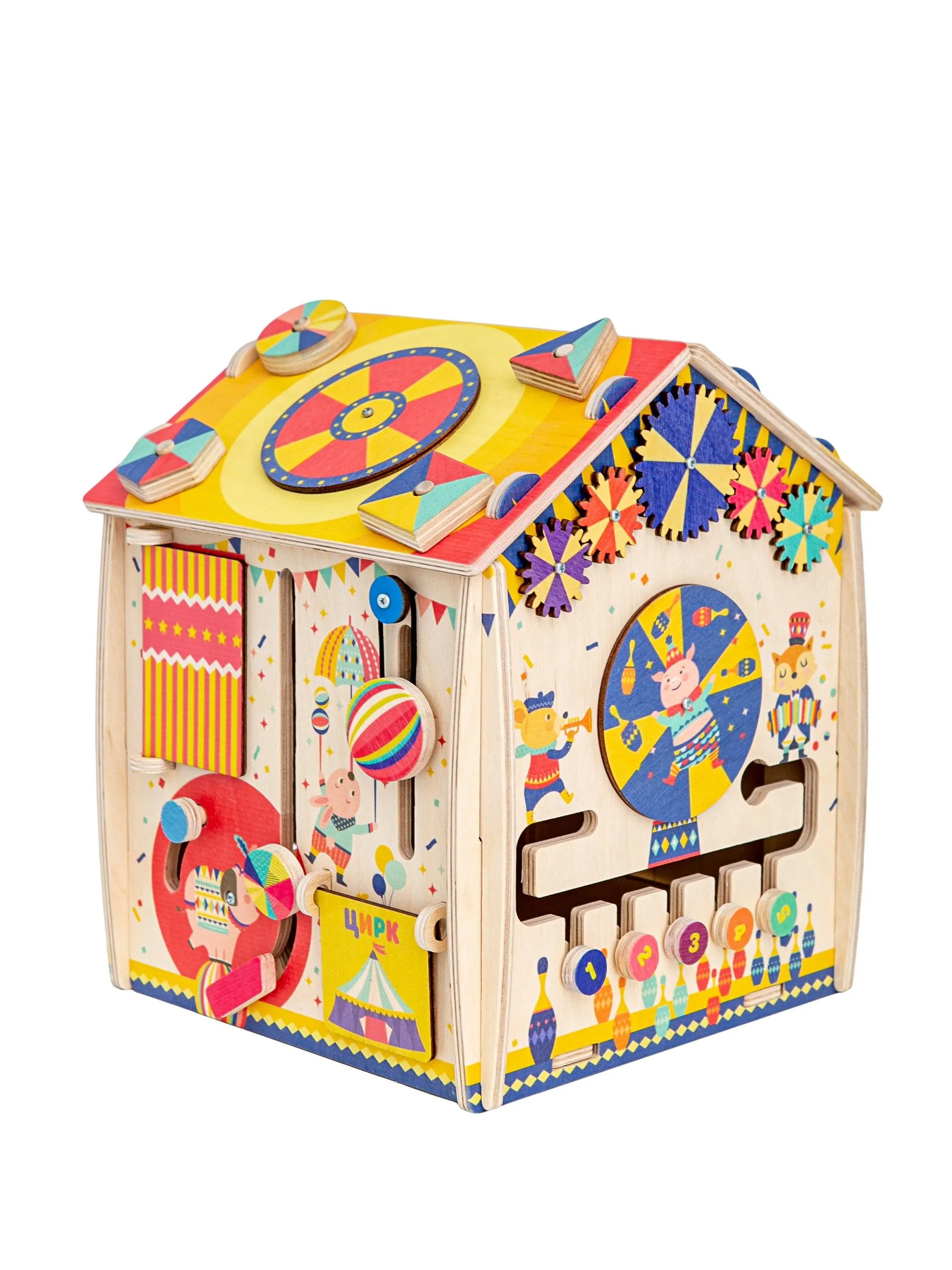 Игрушка Mag Wood бизиборд Цирк - фото 11