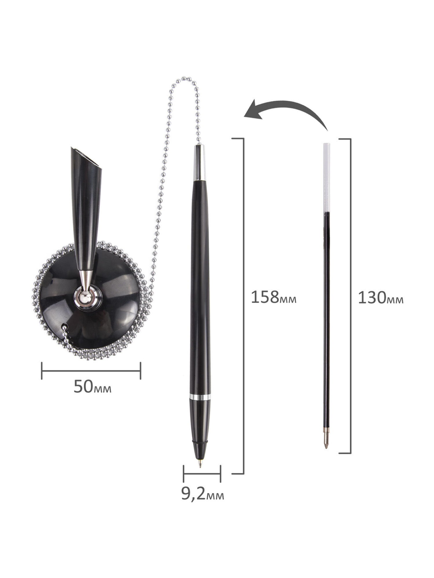 Ручка шариковая Brauberg 1 шт. - фото 12