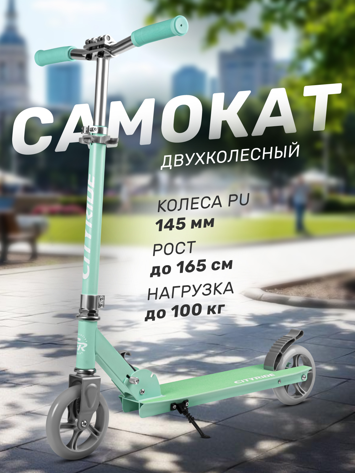 Самокат CITYRIDE двухколесный - фото 1