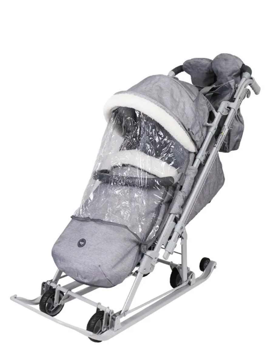 Санки-коляска NiKA kids Дымчатый - фото 2