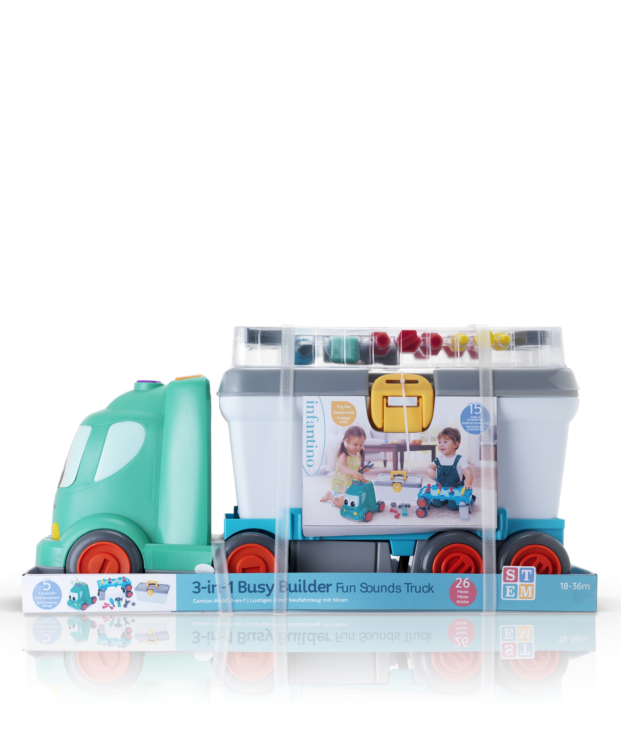 Игрушка INFANTINO грузовичок - фото 4
