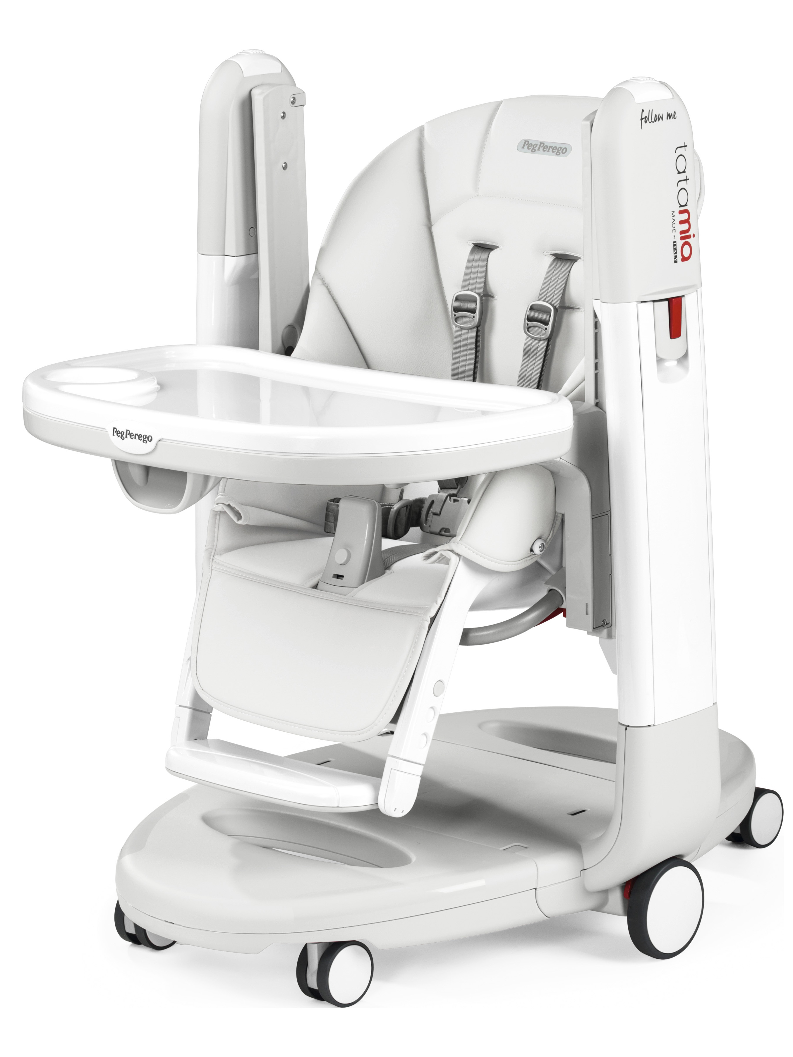 Стульчик для кормления Peg-Perego Tatamia Follow Me белый - фото 2