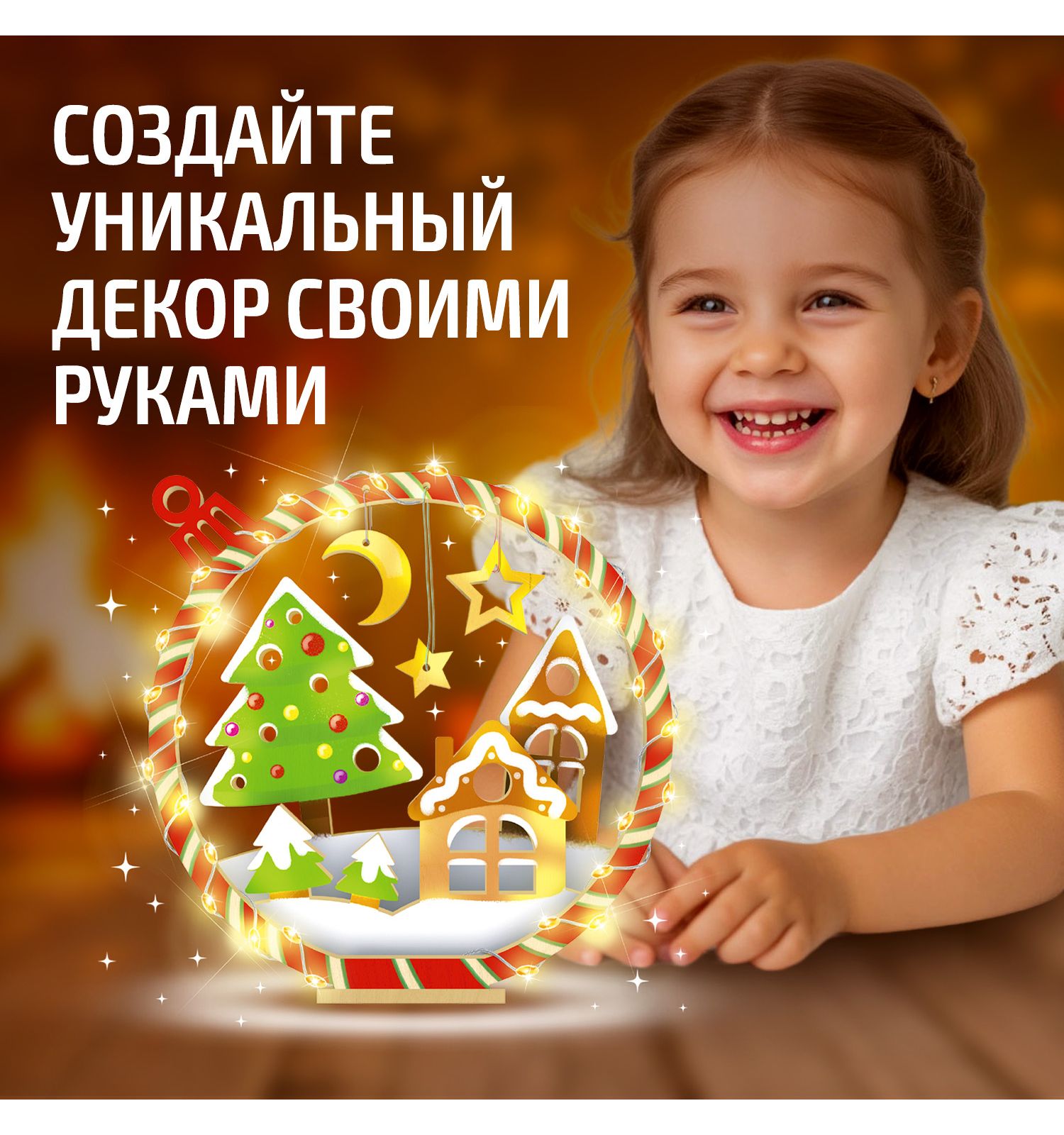 Набор для творчества Десятое королевство Декор своими руками Волшебная деревня - фото 6