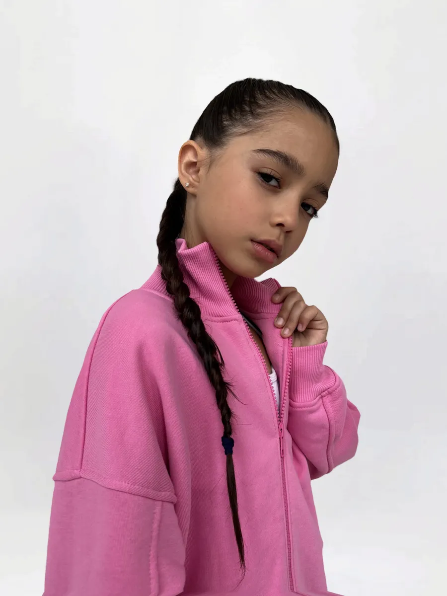 Толстовка ROOMY ESSENCE STREEThd/pink - фото 10