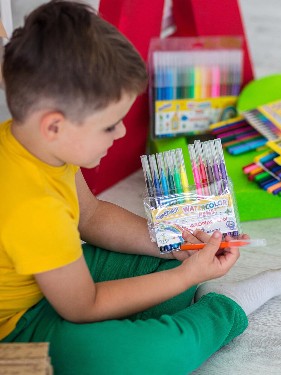 Фломастеры Юнландия 12 шт. - фото 8