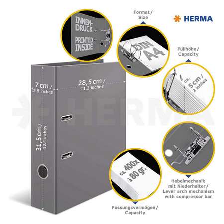 Папка на кольцах HERMA А4