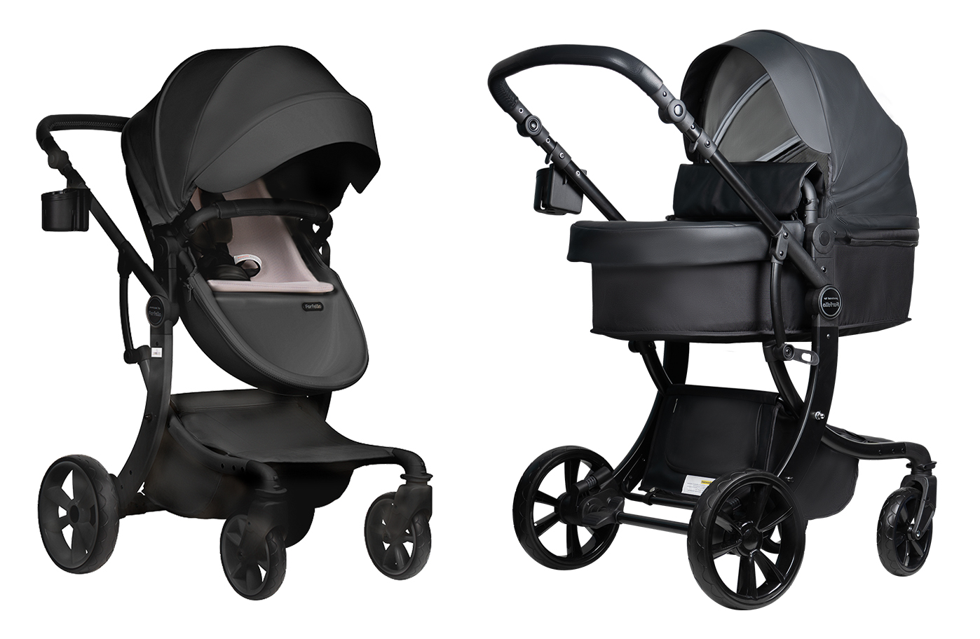 Коляска трансформер Aimile Spring черный - фото 9