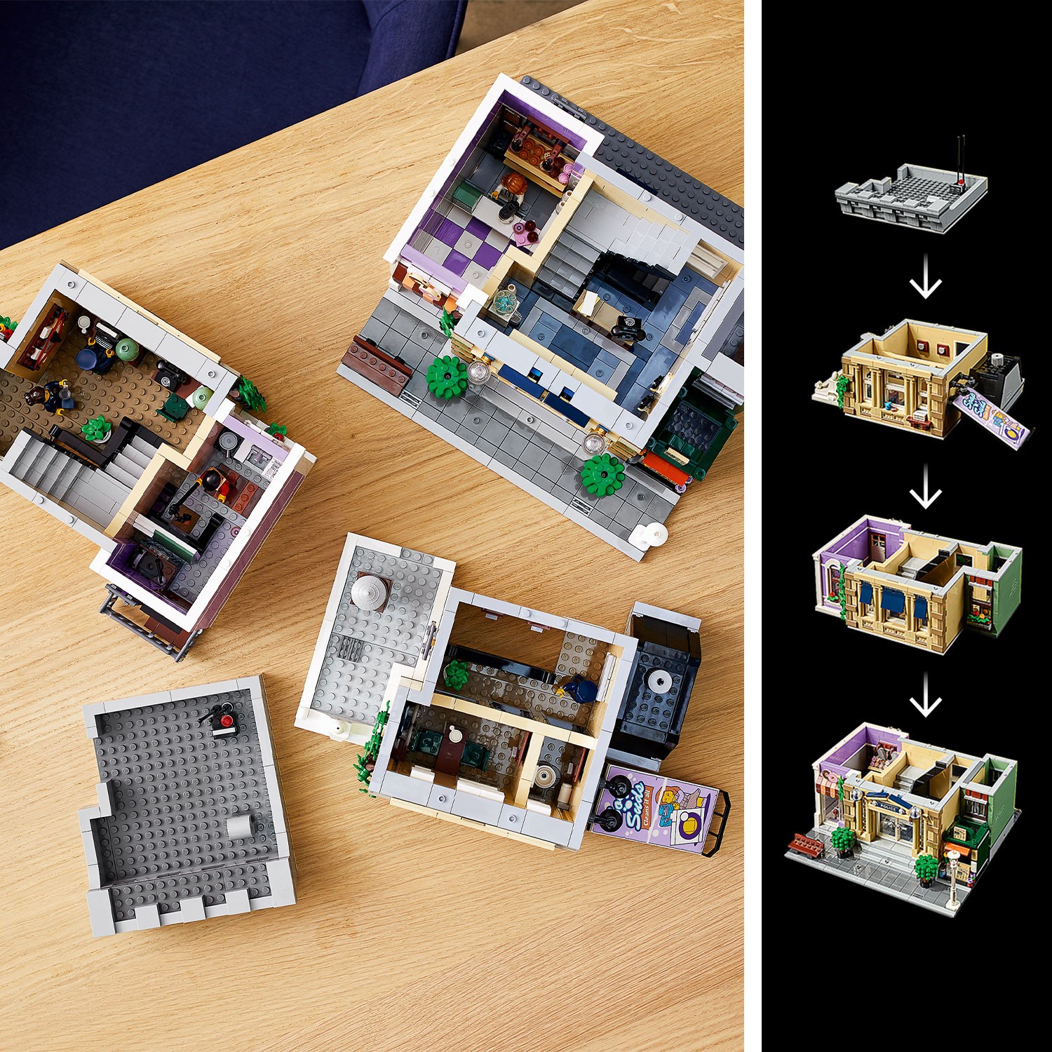 Конструктор LEGO Icons Полицейский участок блочный - фото 7