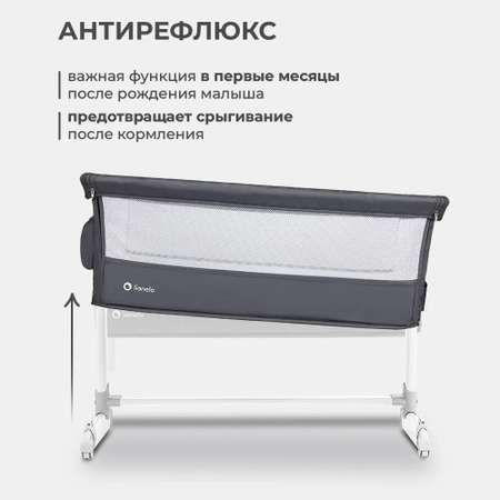 Колыбель Lionelo Theo Dark Grey