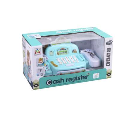 Игровой набор Наша Игрушка продукты, прилавок, касса, тележки и корзинки