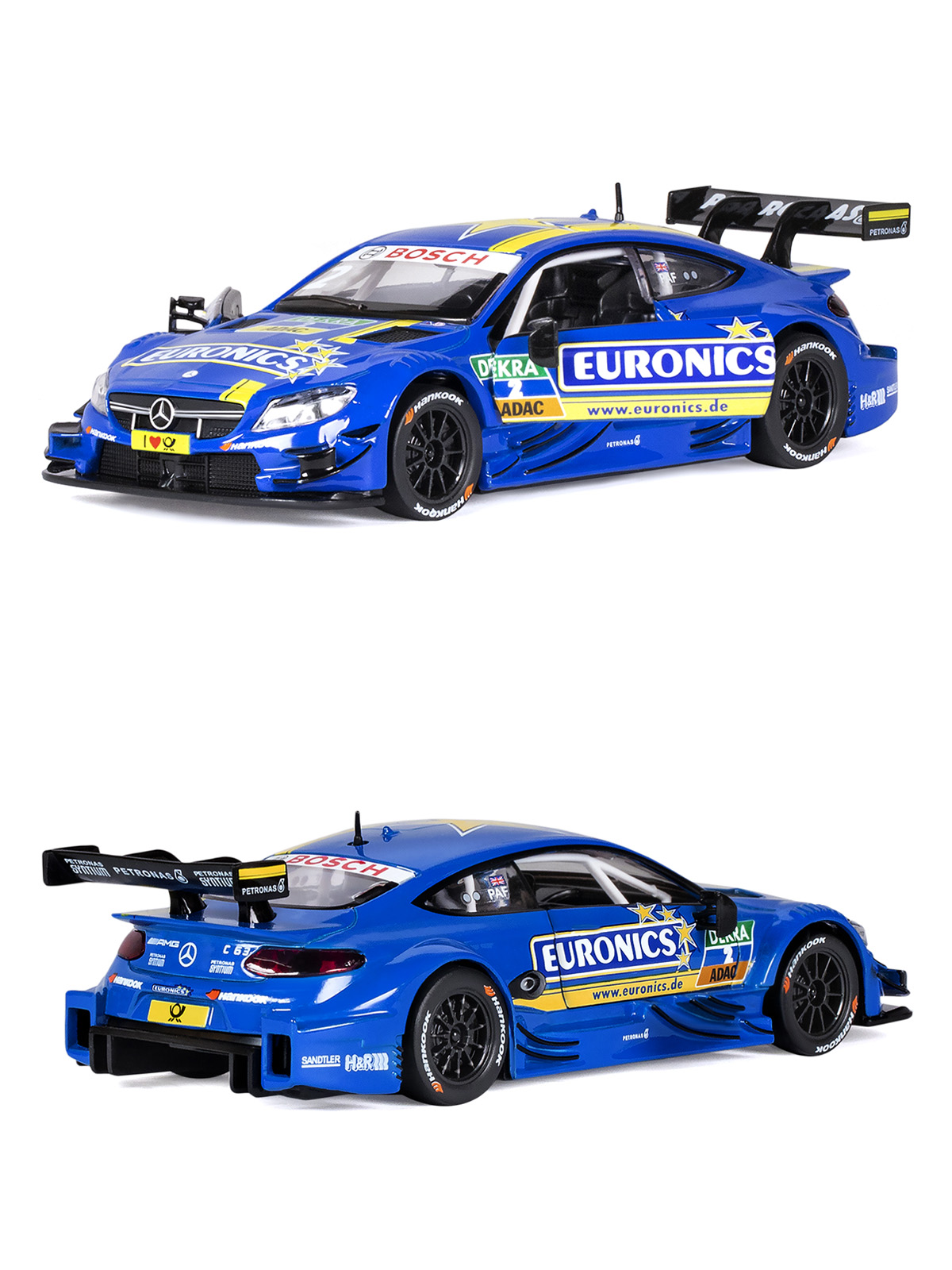 Автомобиль АВТОпанорама Mercedes AMG C 63 DTM 1:32 JB1251325 - фото 6