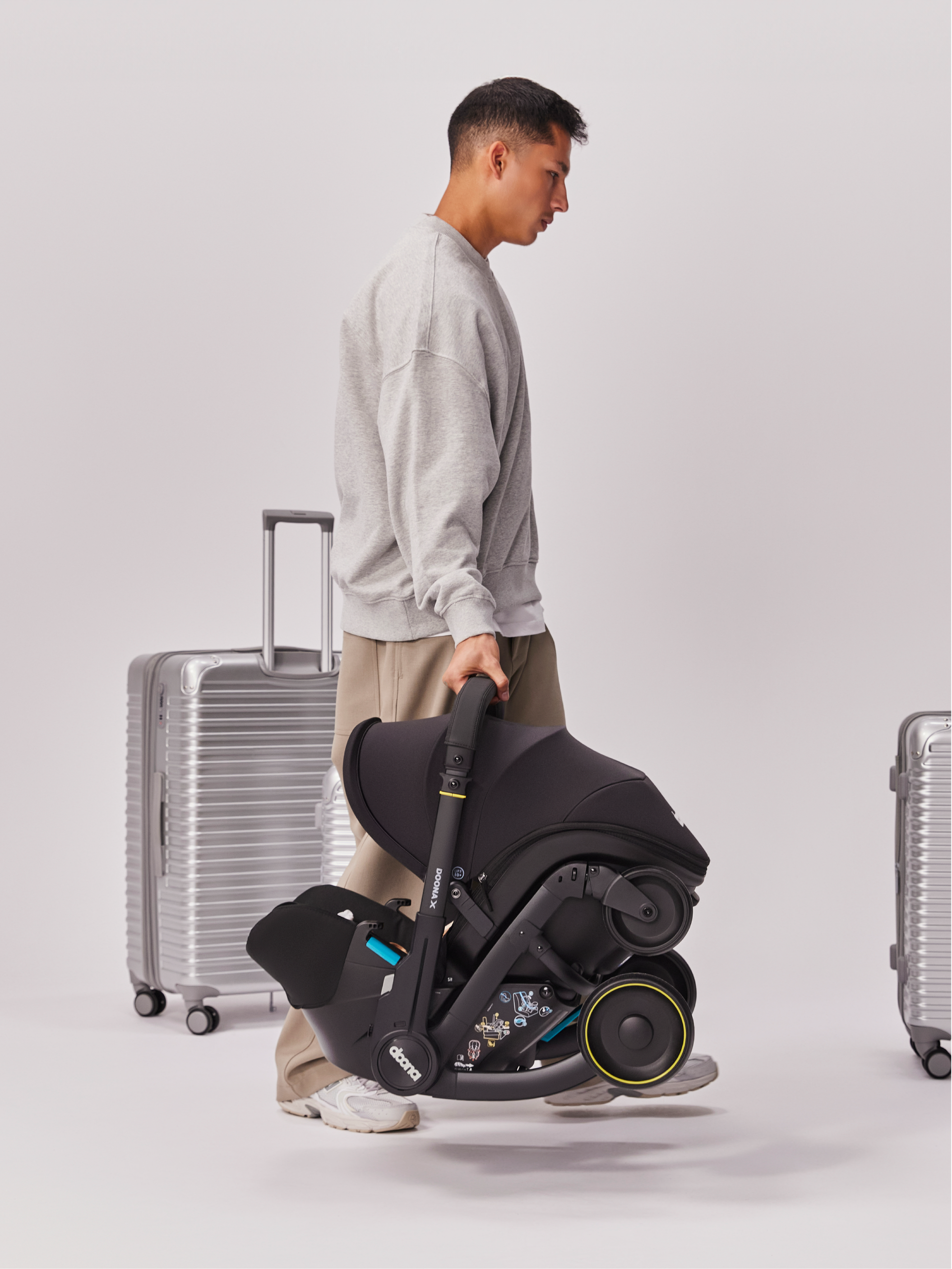 Автокресло Doona X Nitro Black Isofix 0 (0 -13 кг) черный - фото 17