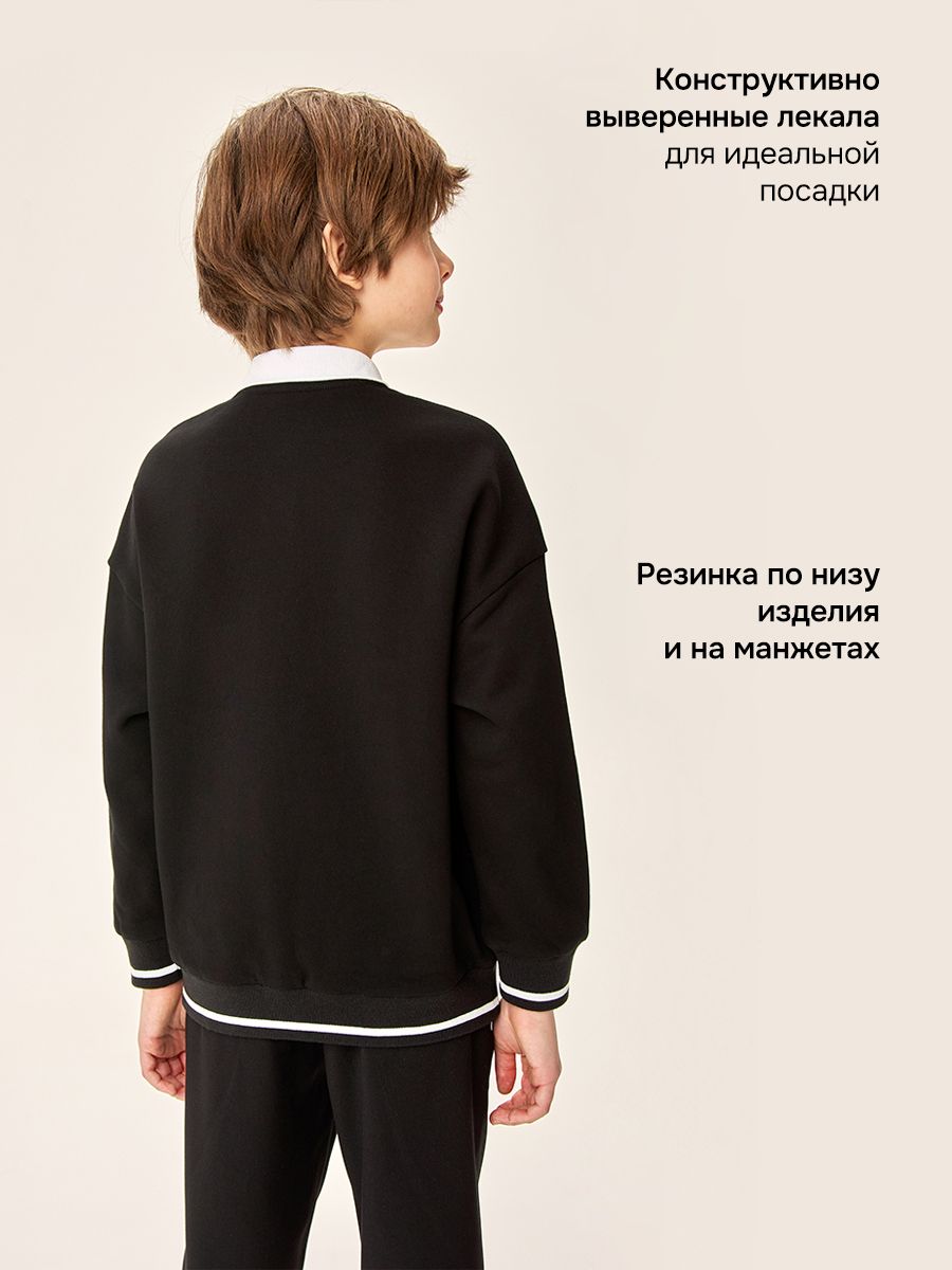Свитшот NIKASTYLE 4ш70526 черный - фото 4