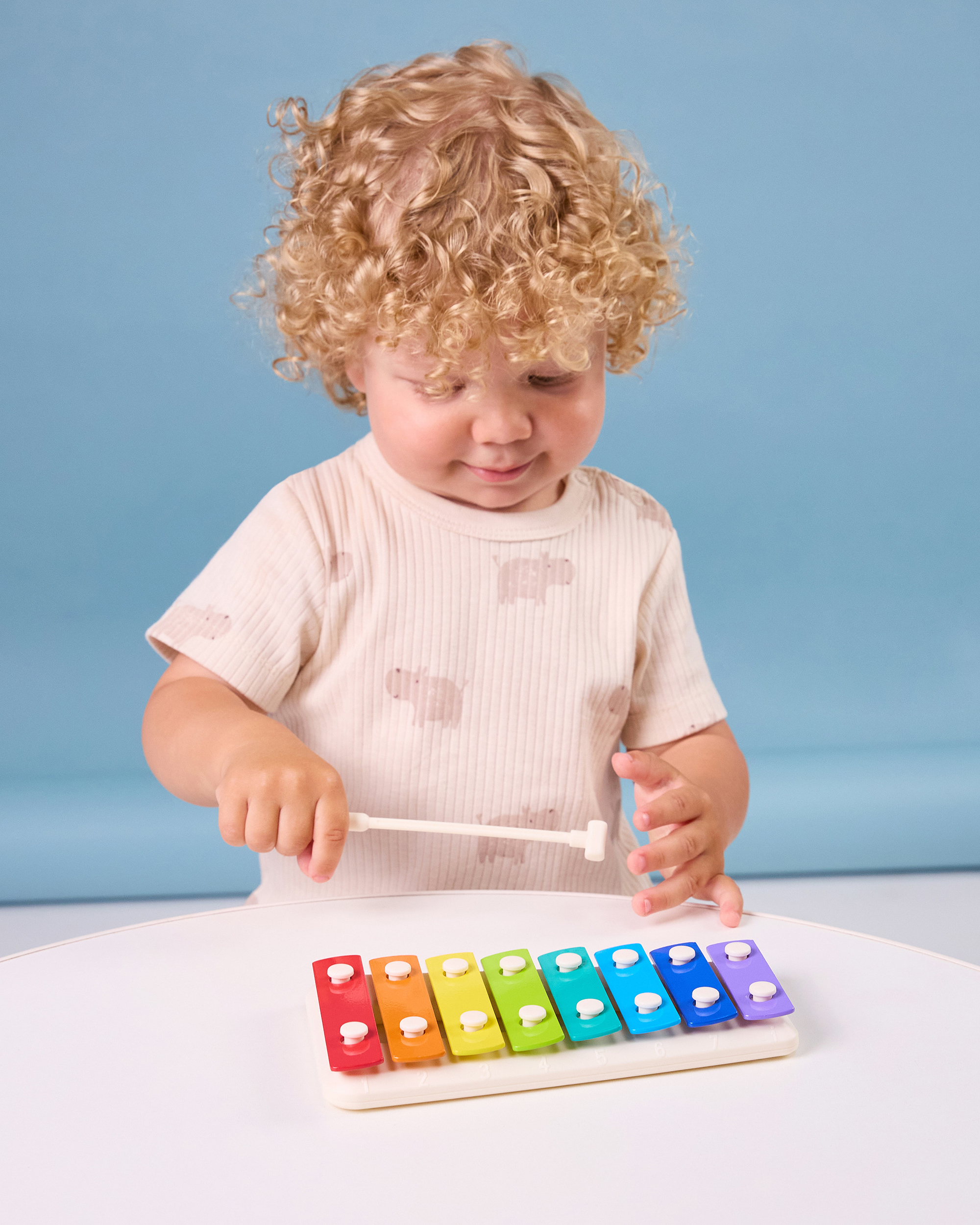 Игрушка музыкальная BabyGo Стучалка металлофон - фото 17