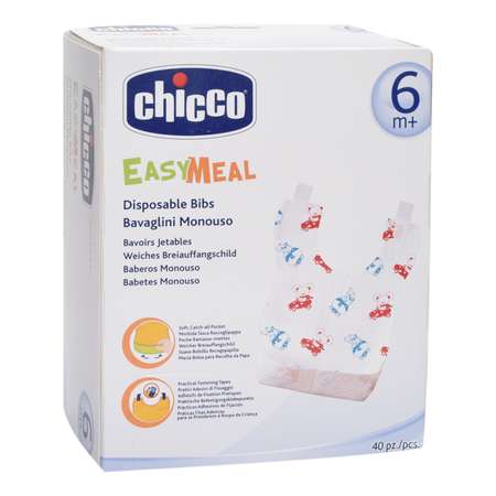 Нагрудник Chicco бумага 40 шт.
