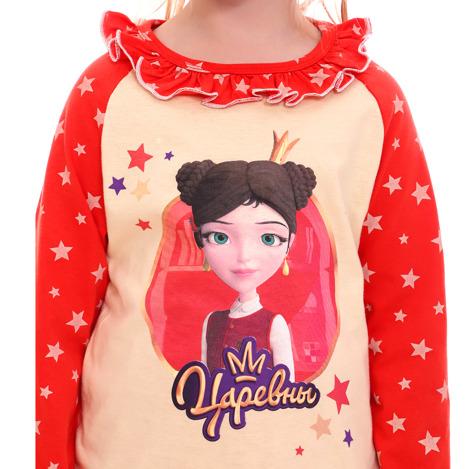 Пижама ДО-Детская Одежда S0415К/молочный_красный - фото 6