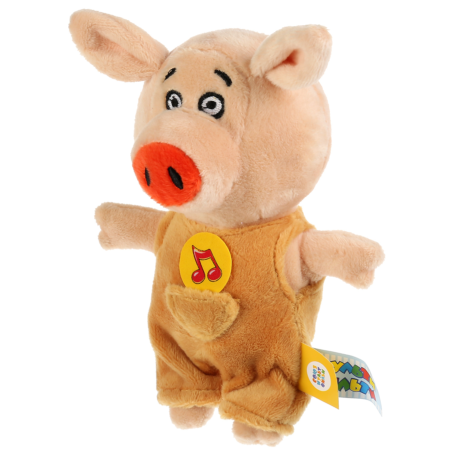 Мягкая игрушка Мульти Пульти Оранжевая корова Коля - фото 4