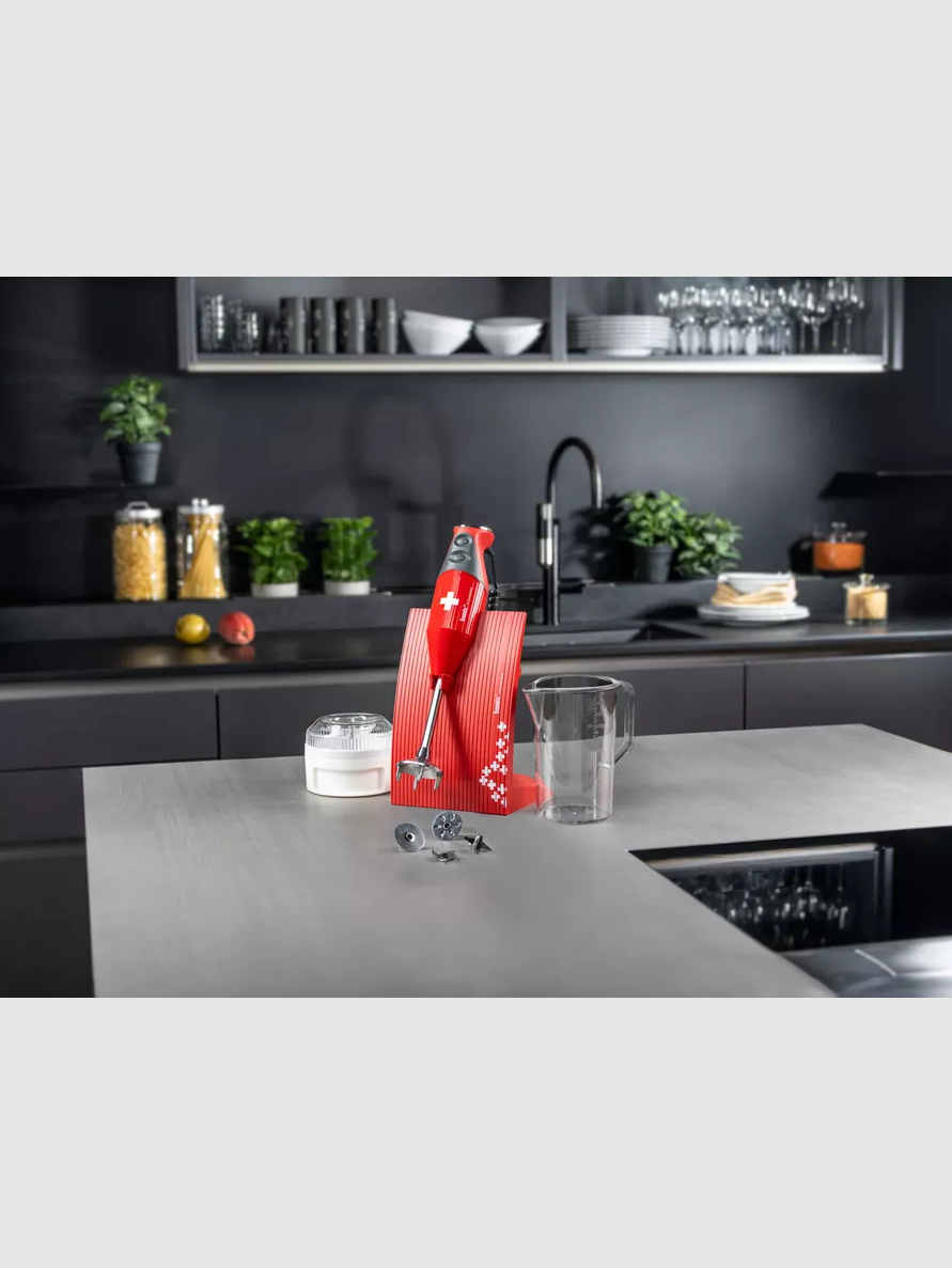 Блендер BAMIX SwissLine M200 Red - фото 4