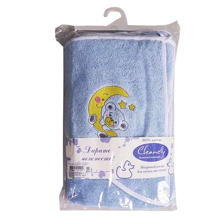 Уголок Cleanelly махровый Голубой
