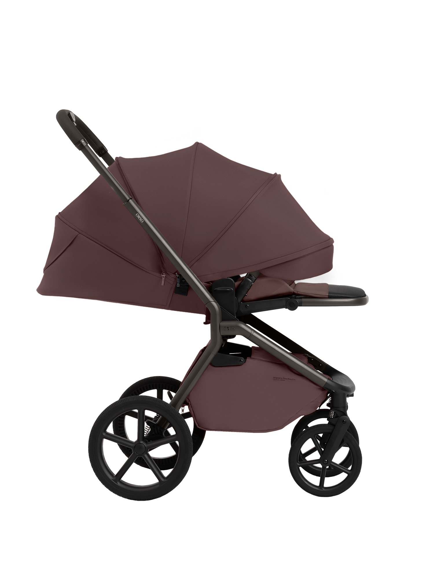 Коляска 2в1 Sweet Baby Orso Mokka Neo бордовый - фото 26