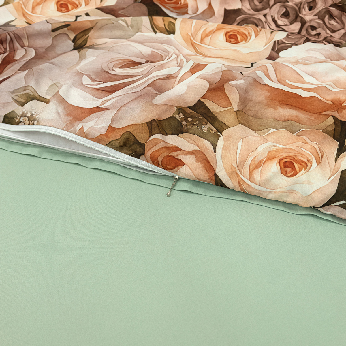 Комплект постельного белья MCotton евро Кармина 4 предм. - фото 7