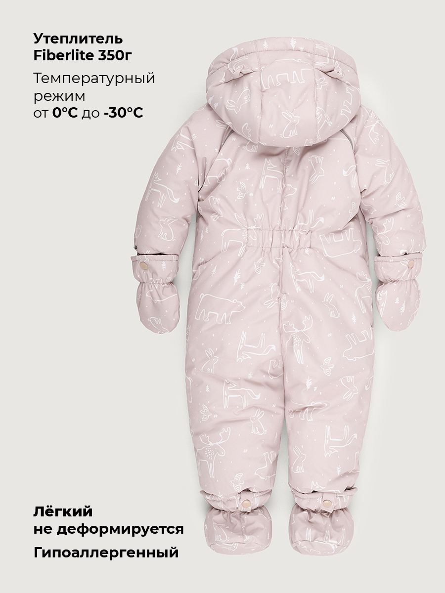 Комбинезон NIKASTYLE 8з0226 пудра - фото 9