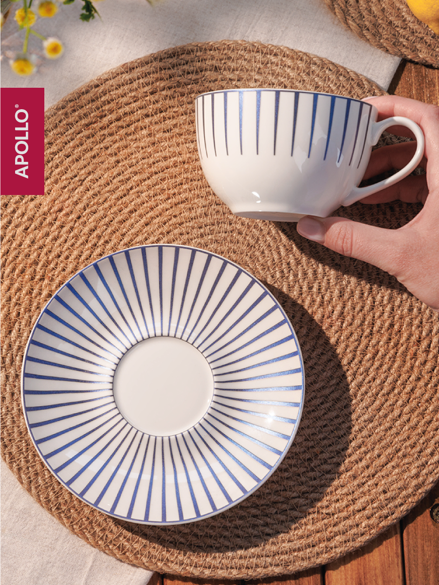 Чайная пара APOLLO 245 мл, синий - фото 2