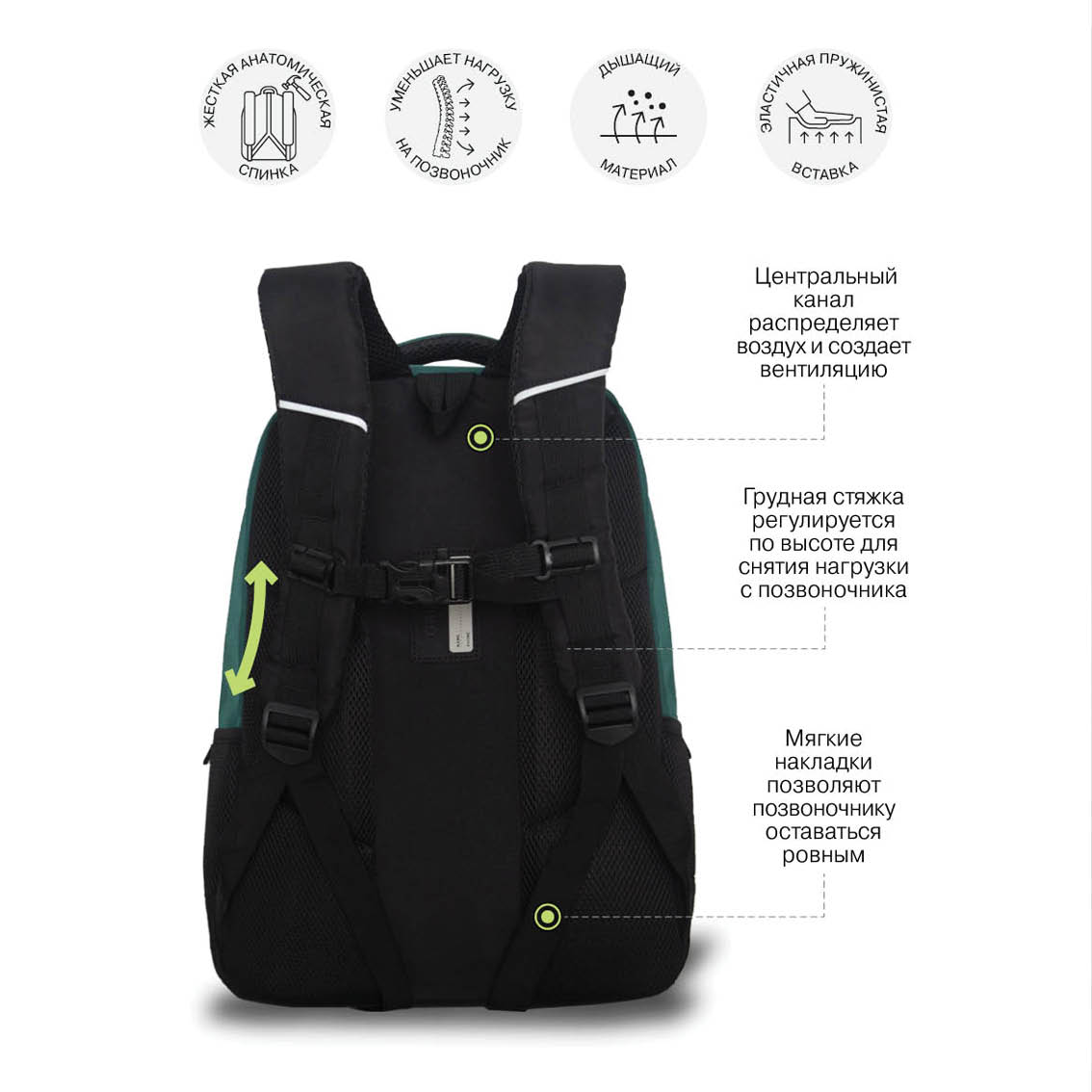 Рюкзак Grizzly для мальчика - фото 7