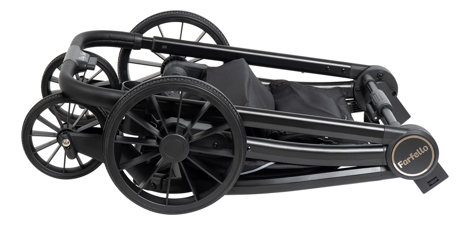 Коляска 3в1 Farfello Baby shell хаки - фото 17