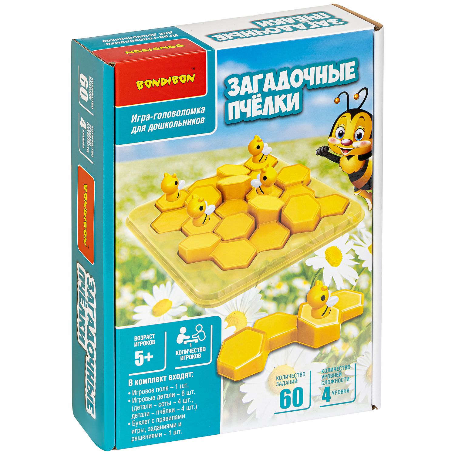 Настольная игра Bondibon логическая ЗАГАДОЧНЫЕ ПЧЕЛКИ - фото 3