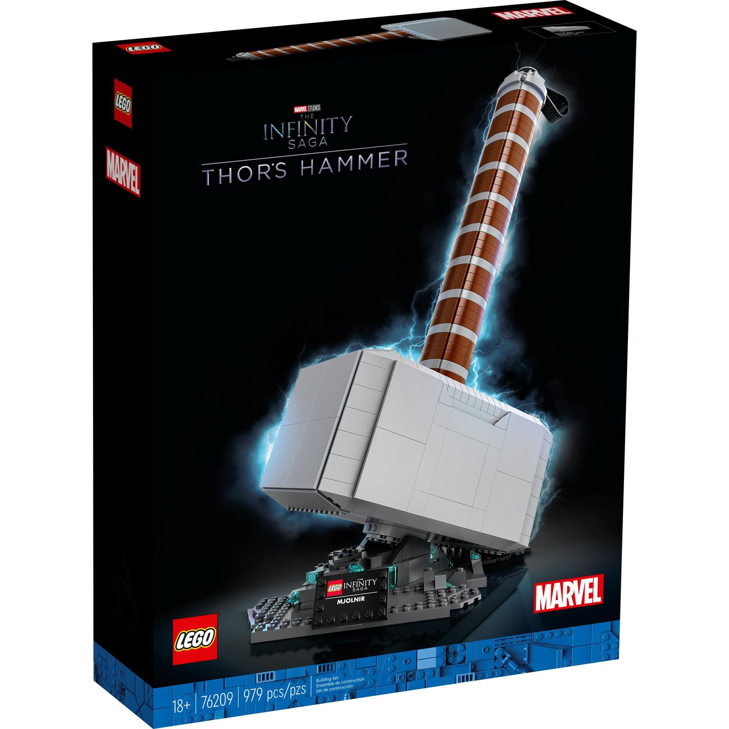 Конструктор LEGO Marvel Super Heroes Молот Тора блочный - фото 1