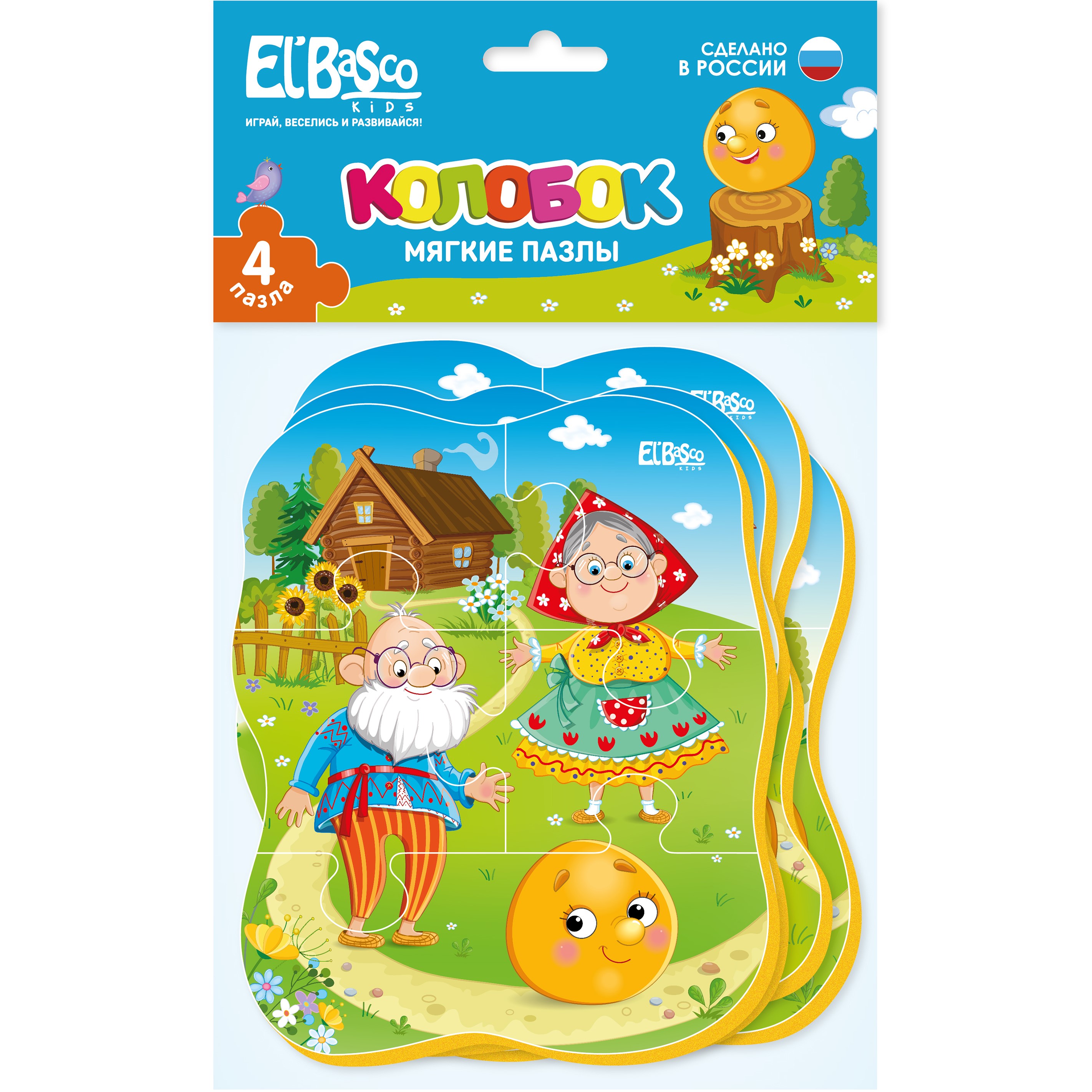 Пазл El BascoKids Колобок мягкий - фото 5