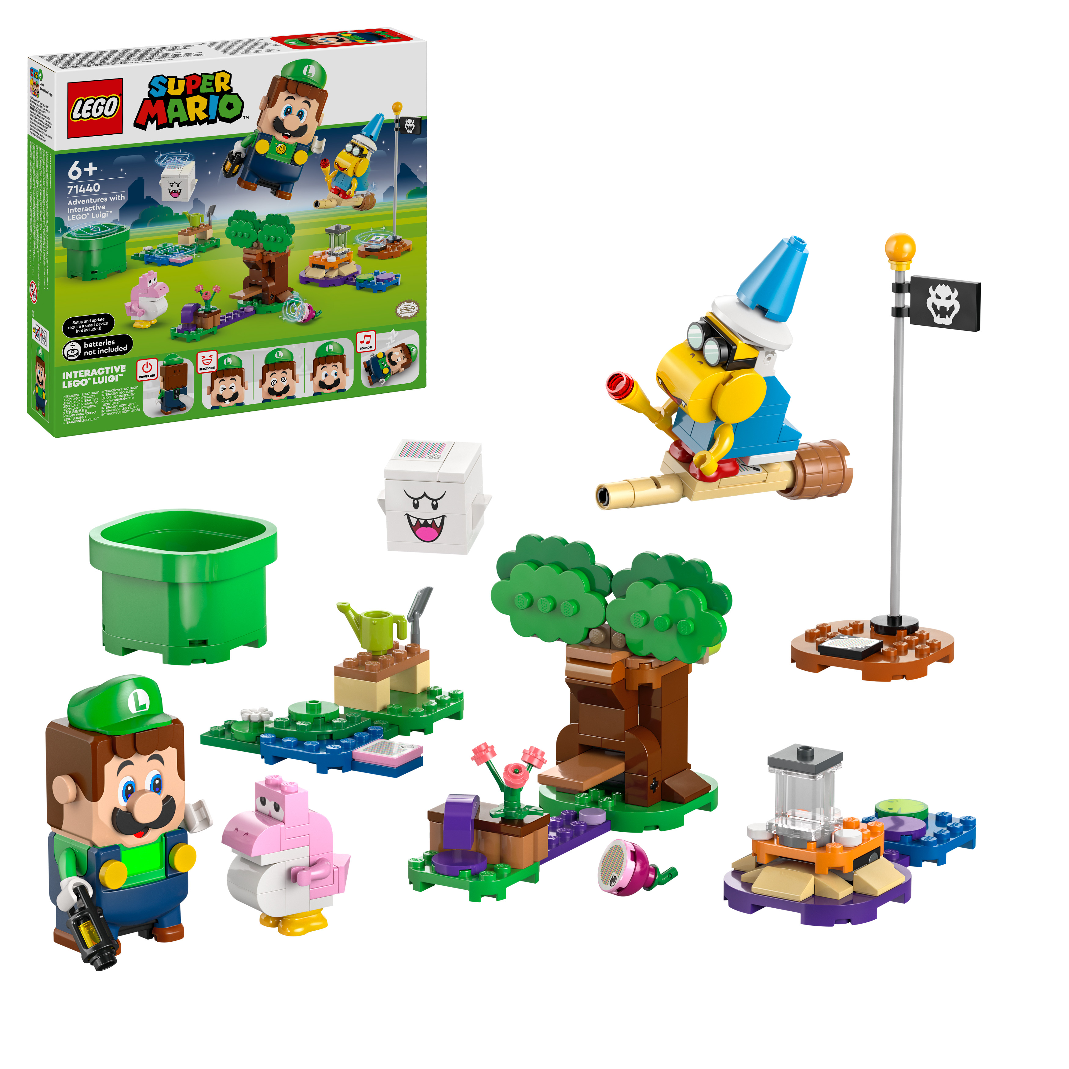 Конструктор LEGO Super Mario Приключения Луиджи блочный - фото 1