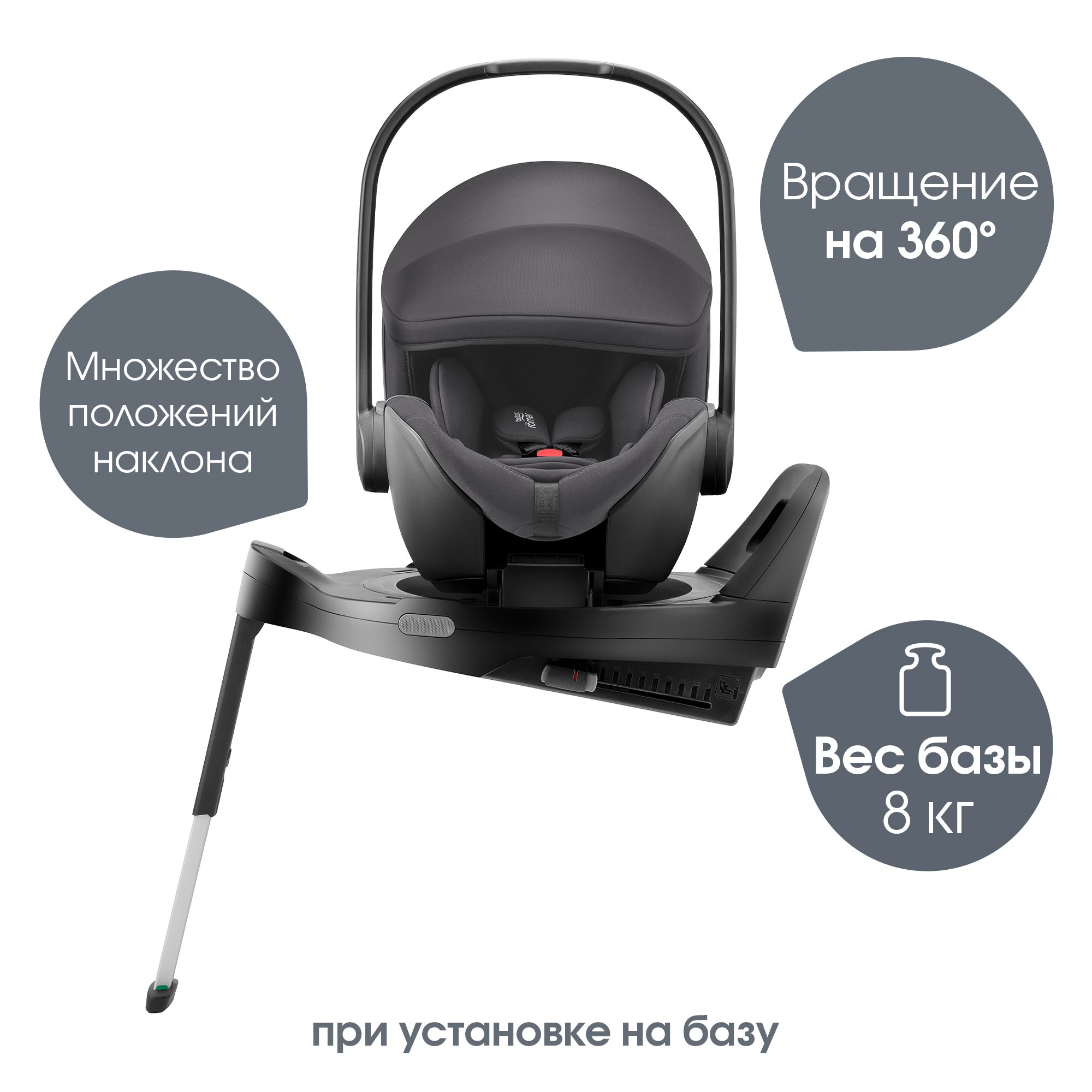 Автокресло Britax Roemer Baby-Safe Pro и Vario base Isofix 0+/1 (0-18 кг) - фото 8