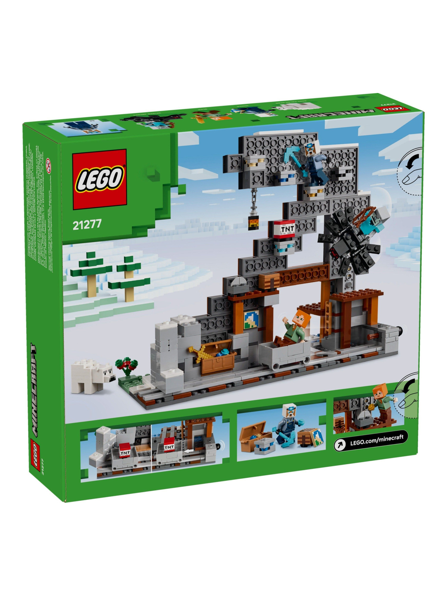 Конструктор LEGO Minecraft Шахта с киркой 530 дет. - фото 1