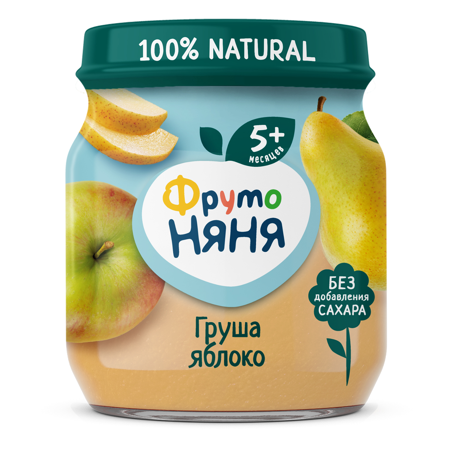 Пюре ФрутоНяня Груши и яблоки с 5 мес 100 г - фото 13