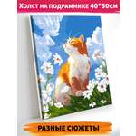 Картина по номерам Это просто шедевр В ромашках в ассортименте