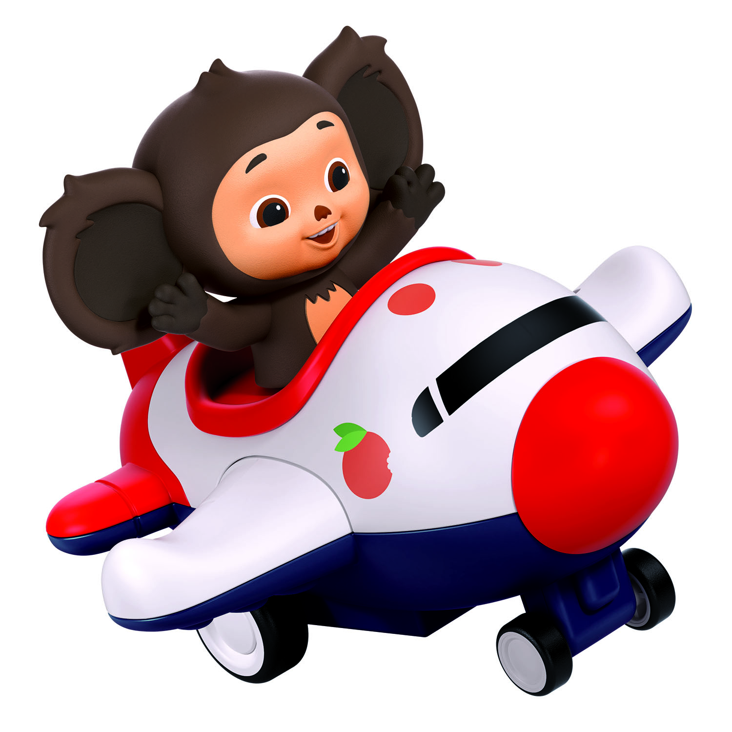 Конструктор SLUBAN Чебурашка на самолете - фото 1