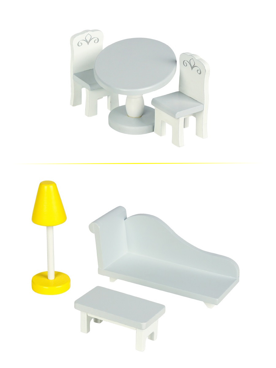 Домик для кукол PAREMO с мебелью PD320-07 - фото 11