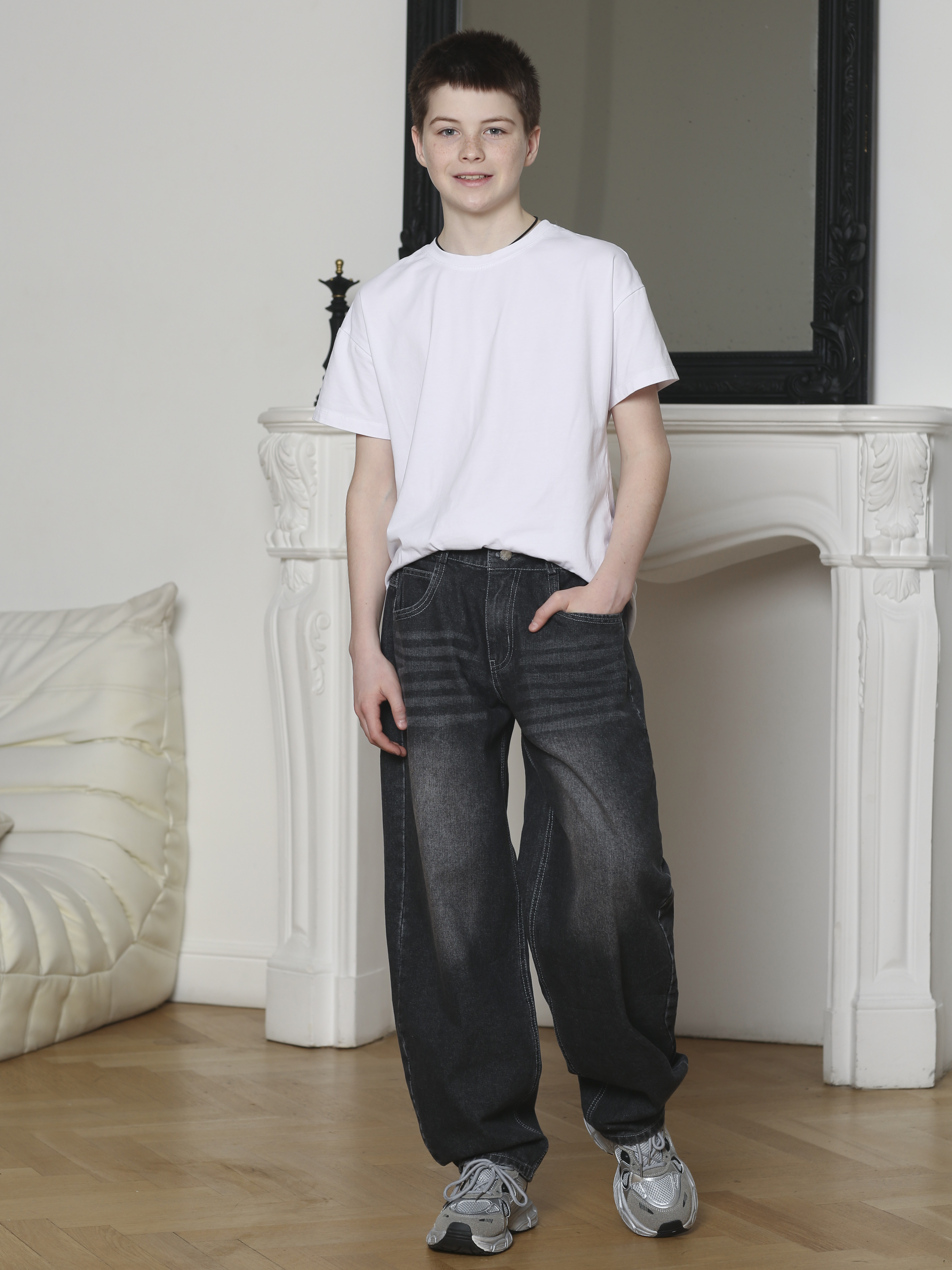 Джинсы-багги СИНИЙ МИР R170-IL - фото 10