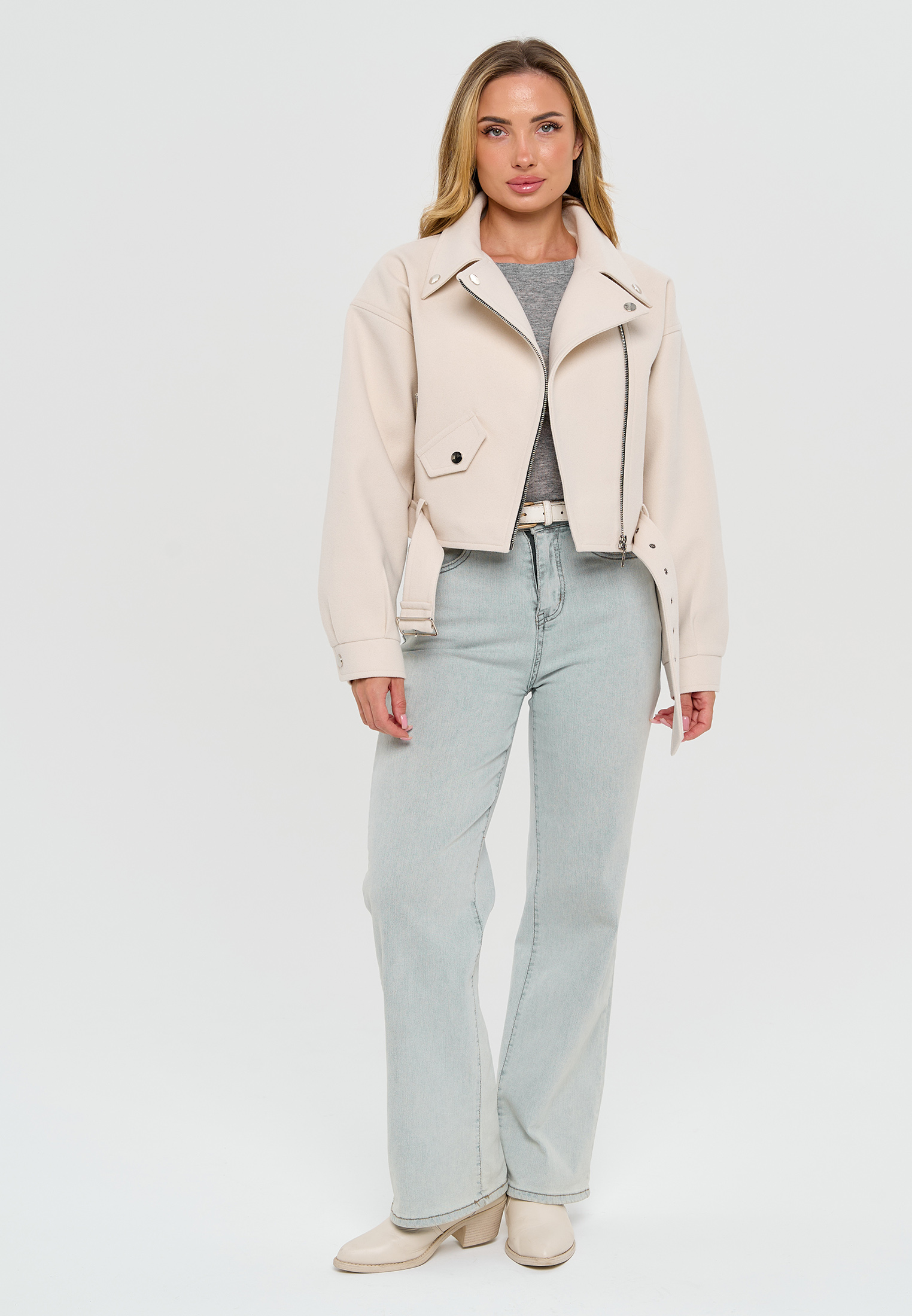 Косуха Stylish AMADEO AJ-8501-бежевый - фото 14