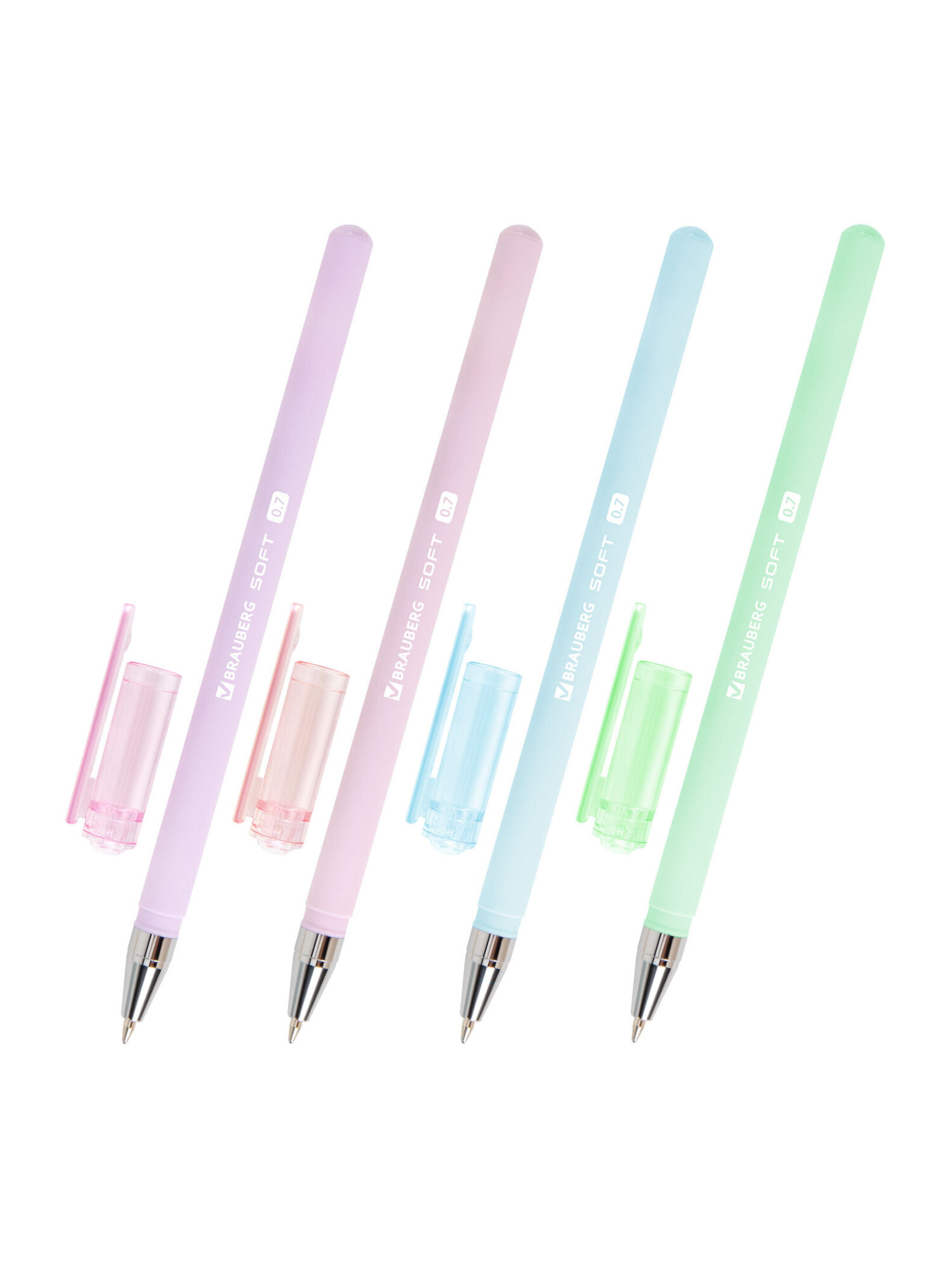 Ручка шариковая Brauberg 4 шт. - фото 17