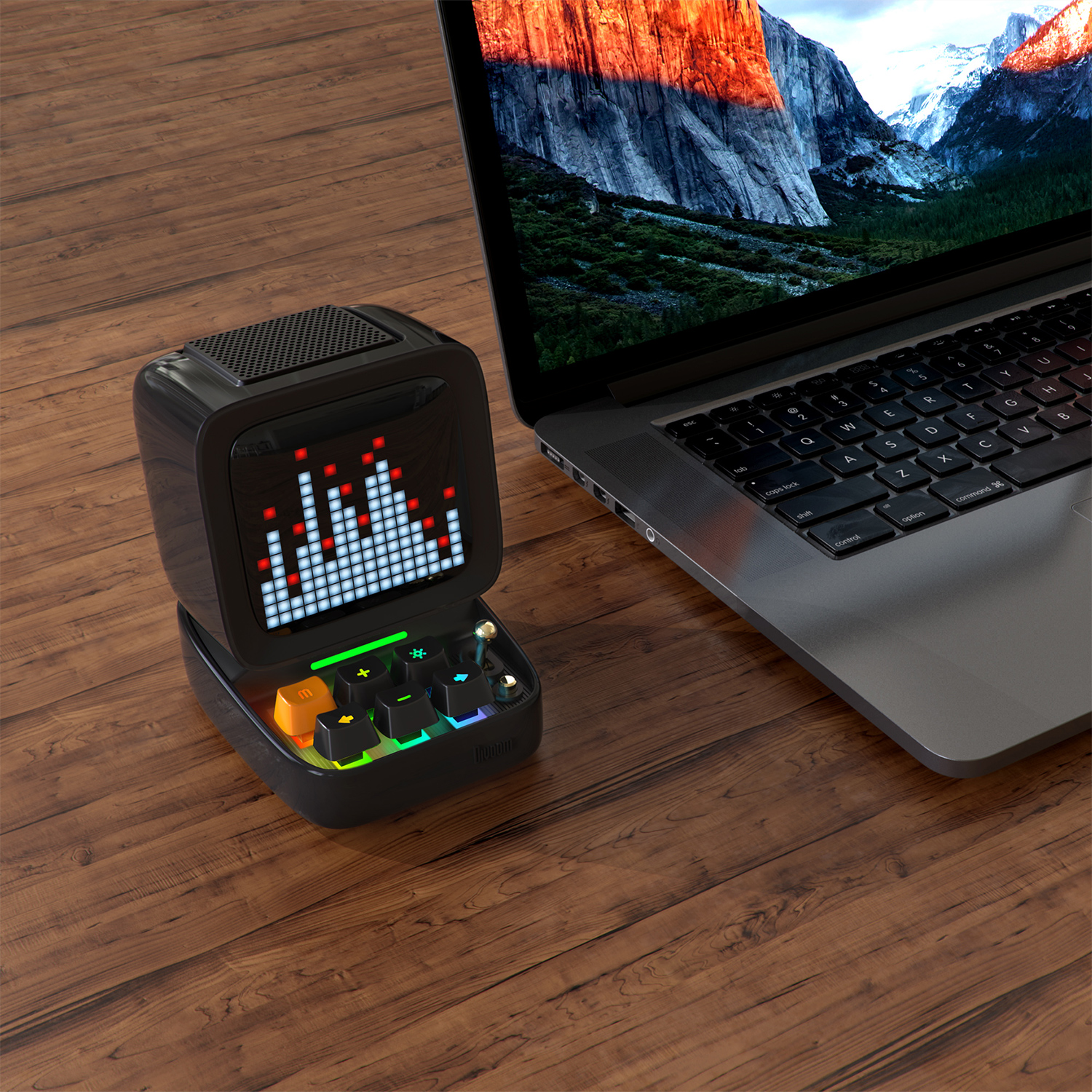 Беспроводная колонка DIVOOM портативная Ditoo Pro черная с пиксельным LED-дисплеем - фото 15