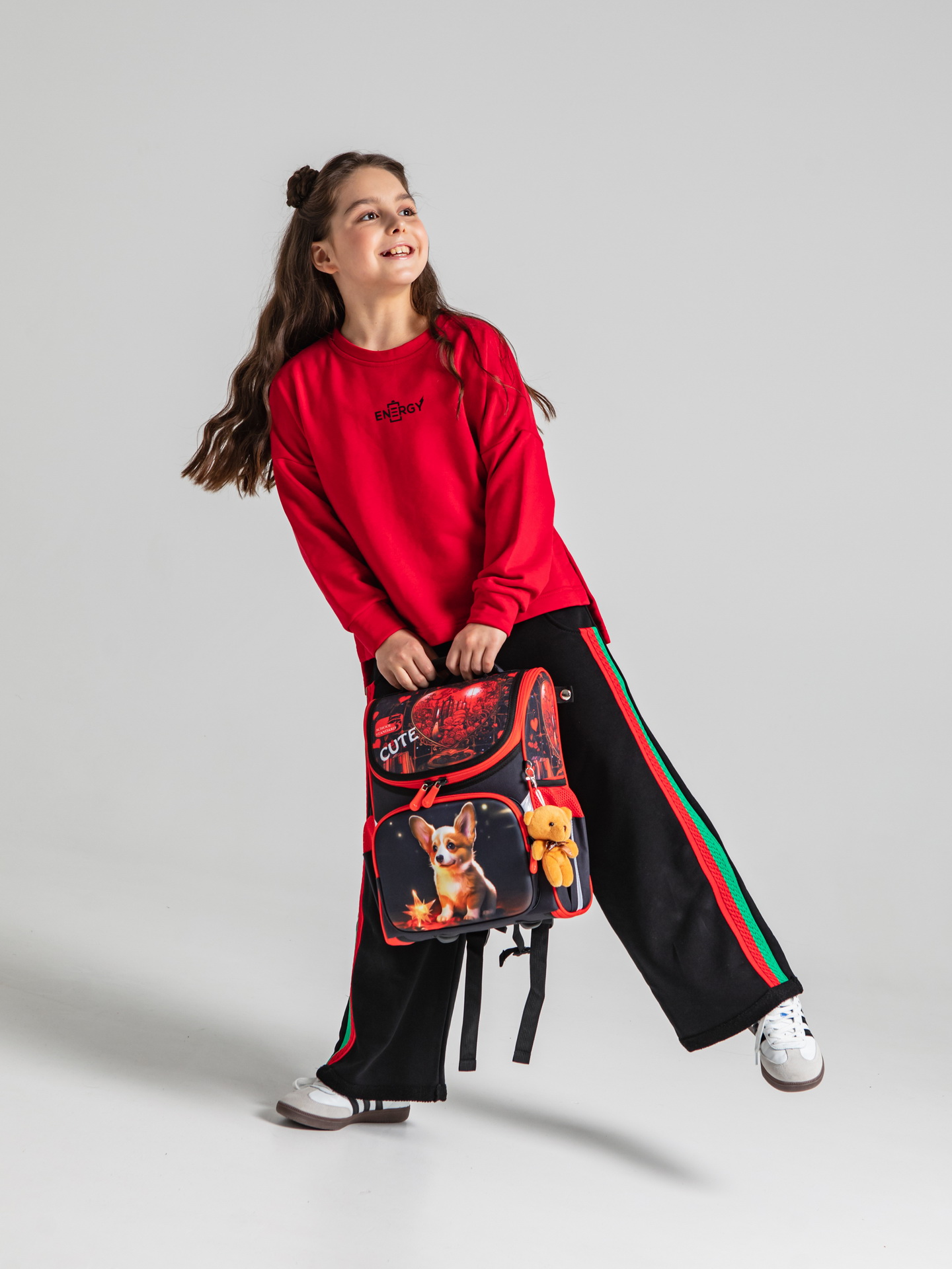 Ранец School Standard анатомическая спинка + брелок - фото 6