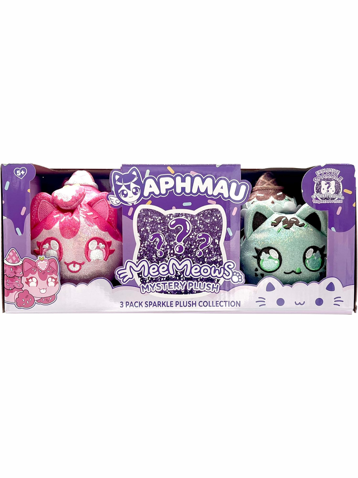 Мягкая игрушка APHMAU Искрящееся мороженое 3шт - фото 5